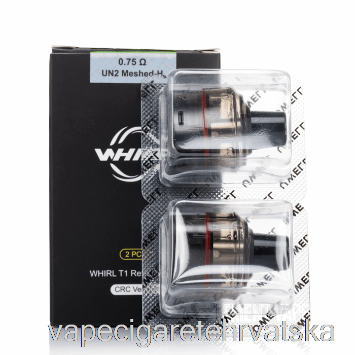 Vape Hrvatska Uwell Whirl T1 Replacement Pods 0.75ohm Un2 Meshed-h Pods
